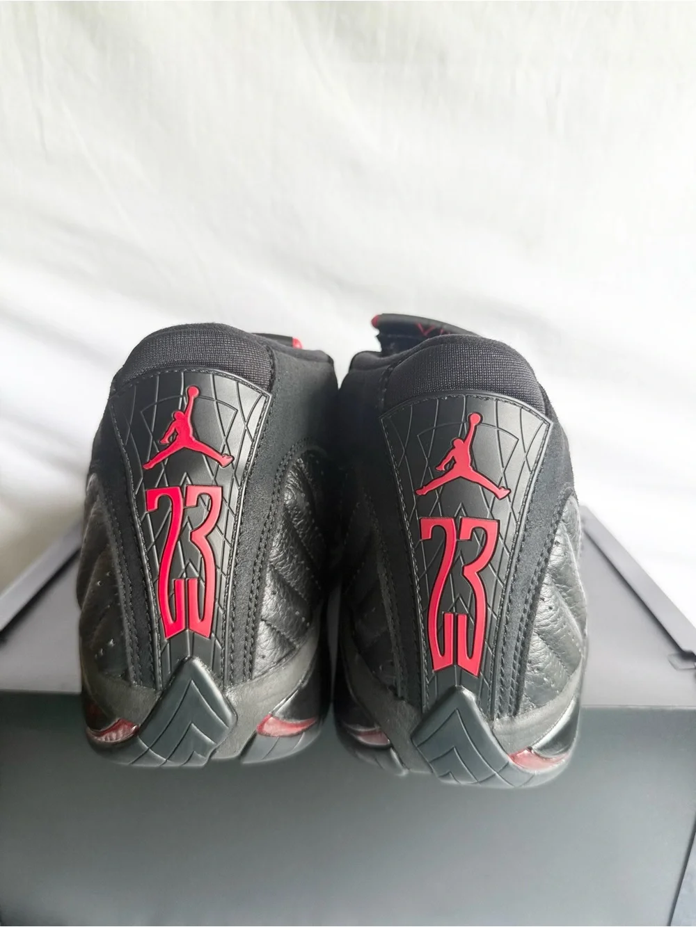 AUTHENTIC Jordan 14 Retro Last Shot size 10 487471-003 2018 PRE-OWNED